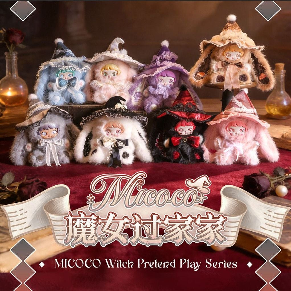 Micoco Witch Party Series Plush Doll – Magical Pretend Play Collectible Stuffed Toy
